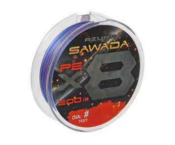 Шнур Azura '25 Sawada X8 Multicolor 200м #2 0.235мм S8-20 фото