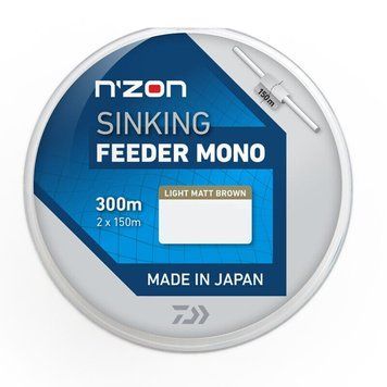 Леска Daiwa N`Zon Sinking Feeder Mono Brown 300m 4.99kg 0.26mm (12405-026) 12405-026 фото
