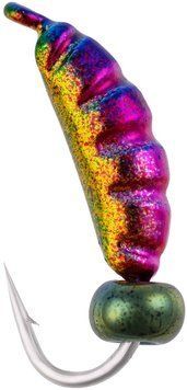Мормышка вольфрамовая Viking Fishing Shrimp+bead 0.37g 7mm Rainbow (5шт) 1919.03.93 фото
