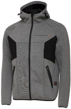 Реглан Savage Gear Tec-Foam Zip Hoodie L ц:dark grey melange 1854.42.31 фото