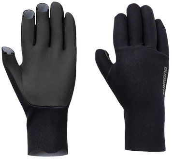 Перчатки Shimano Chloroprene EXS 3 Cut Gloves M ц:black 2266.08.21 фото