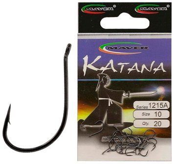 Крючок Maver Katana 1215A №08 (20шт/уп) 1300.07.56 фото