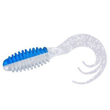 Силикон Big Bite Baits Ring Triple Tip Grub 2" 10pc #Blue-n-Silver (2317454) 2317454 фото