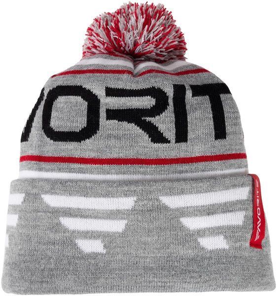 Шапка Favorite Pompon Hat 56 Gray Black Logo 1693.08.86 фото