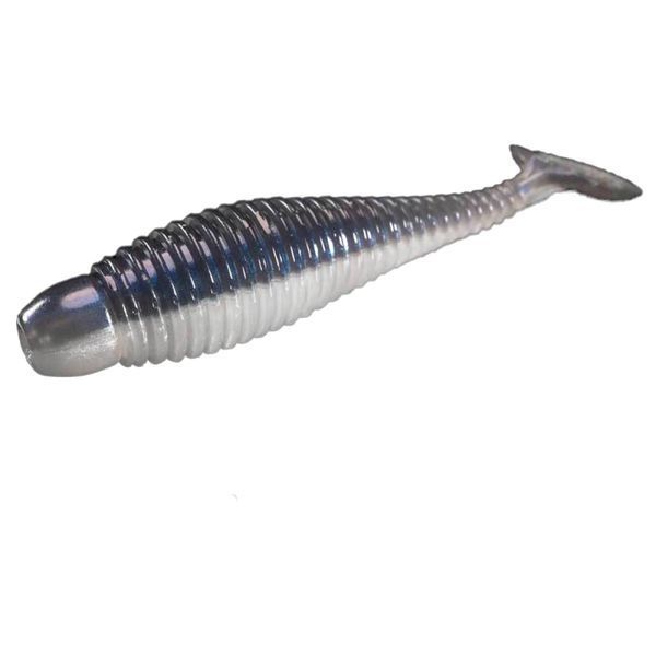 Силікон&nbsp;Lunker&nbsp;City&nbsp;Grubster&nbsp;4.25"&nbsp;#001&nbsp;Alewife&nbsp;6шт. (84001) 84001 фото
