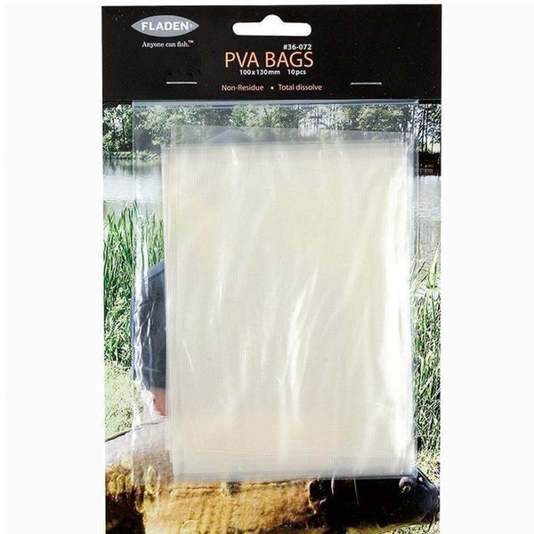 ПВА пакеты Fladen PVA Bags 100x130mm 10pcs (36-072) 36-072 фото