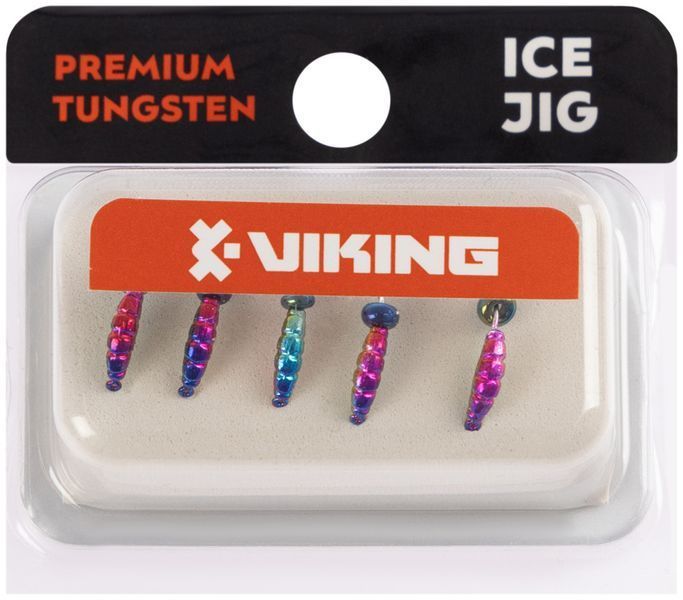 Мормишка вольфрамова Viking Fishing Shrimp+bead 0.37g 7mm Rainbow (5шт) 1919.03.93 фото