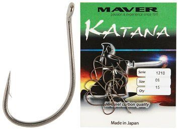 Крючок Maver Katana 1210A №10 (15шт/уп) 1300.37.39 фото