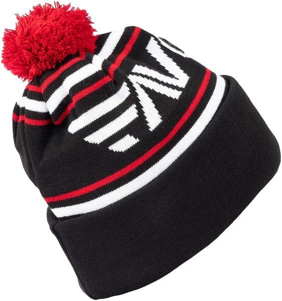 Шапка Favorite Pompon Hat 56 Black White Logo 1693.08.85 фото