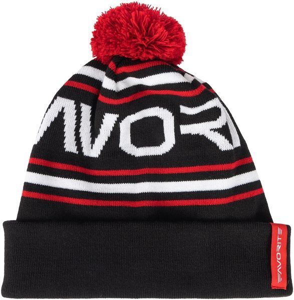 Шапка Favorite Pompon Hat 56 Black White Logo 1693.08.85 фото