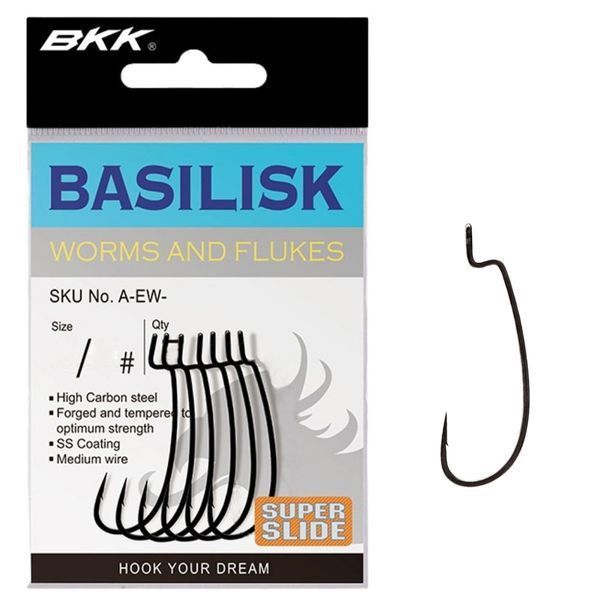Оффсетный крючок BKK Basilisk #1 (A-EW-9110) A-EW-9110 фото