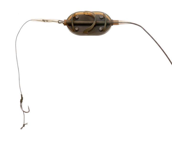 Готова оснастка на льодкорі Carp Pro Flat Method Feeder No6 80г CP18103-80 фото