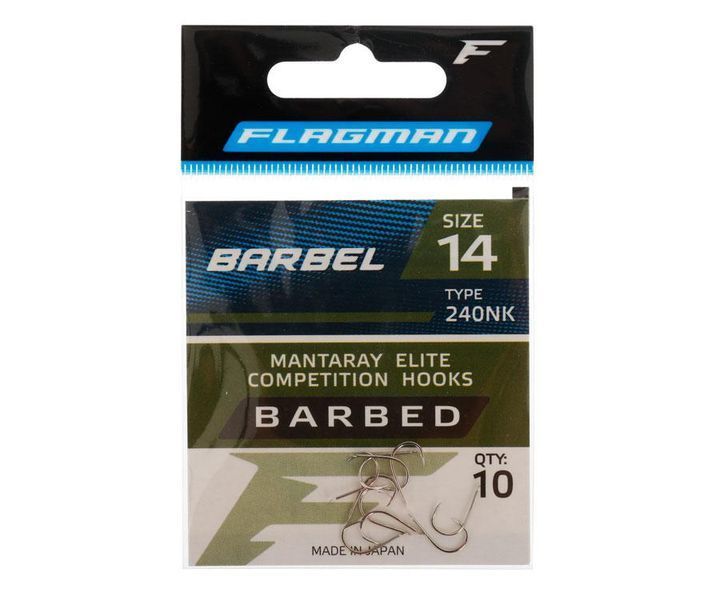Гачок Flagman Barbel №14 10шт 240NK-14 фото