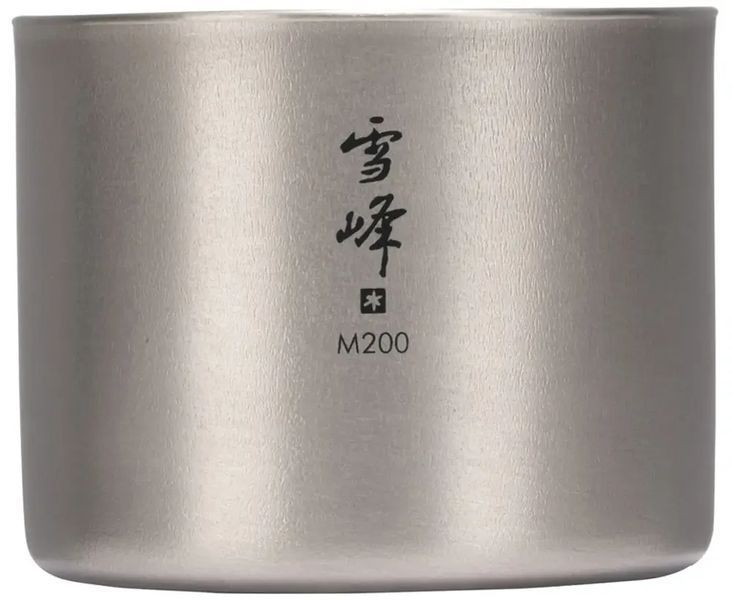 Кружка Snow Peak TW-128 Ti-Double M200 Stacking Mug 200ml 1200.06.48 фото