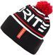 Шапка Favorite Pompon Hat 56 Black White Logo 1693.08.85 фото 2