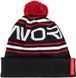 Шапка Favorite Pompon Hat 56 Black White Logo 1693.08.85 фото 4