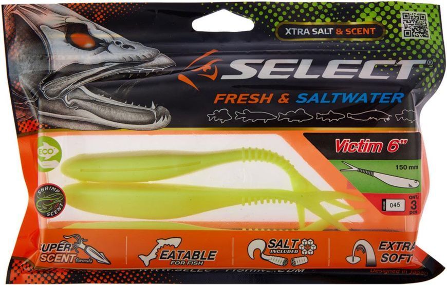 Силикон Select Victim V-Tail 6" #045 (3 шт/уп) 1870.74.49 фото