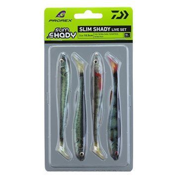 Силикон Daiwa Prorex Real Slim Shady 105mm 8.0g 4pcs #Live Set (15100-715) 15100-715 фото