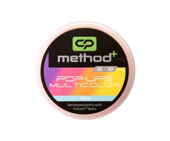 Бойлы Carp Pro Method⁺ Multicolor Pop Ups 8/6мм Free CPMMUPUP8-6 фото