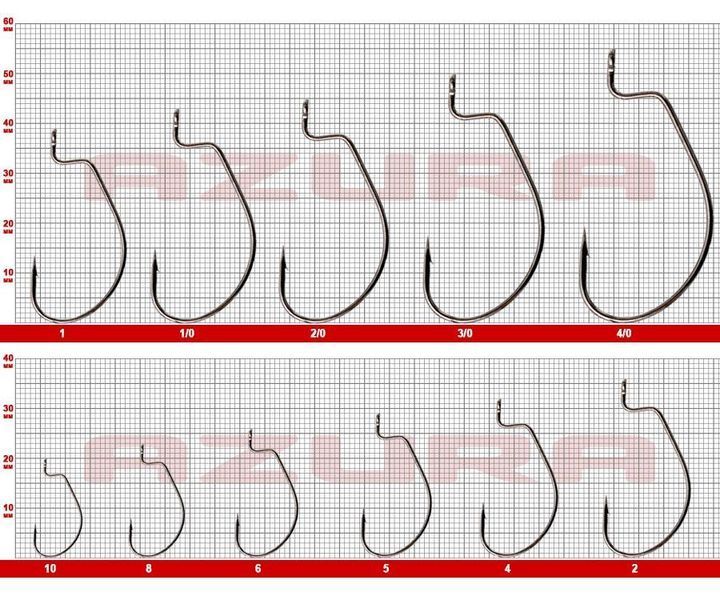 Гачки Azura Finesse Offset Hook №4/0 AZFOH-40 фото