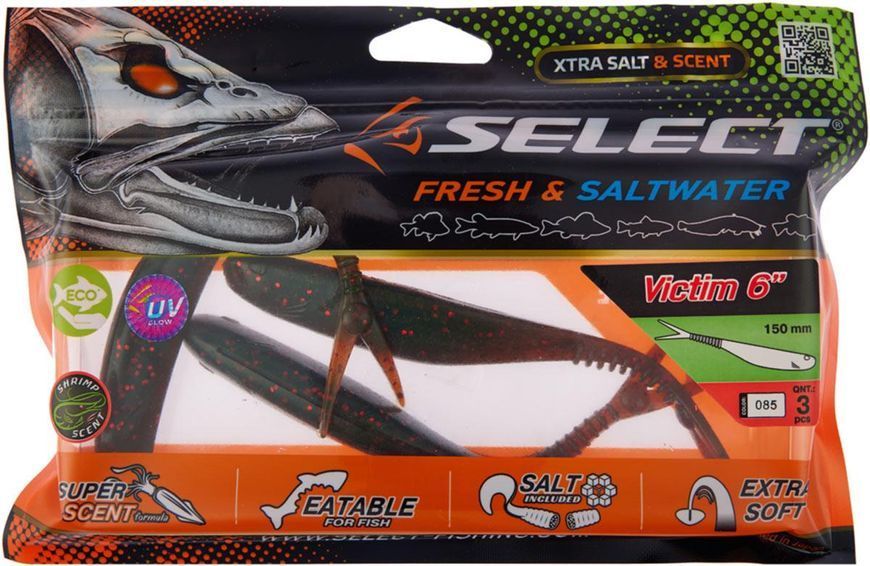 Силикон Select Victim V-Tail 6" #085 (3 шт/уп) 1870.74.50 фото