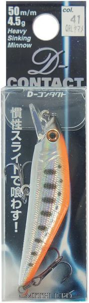 Воблер Smith D Contact 50S 50mm 4.5g #41 Orange Laser Yamame 1665.17.28 фото