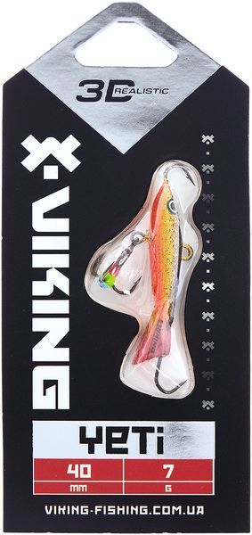 Балансир Viking Fishing Yeti Ice Jig 40mm 7.0g #10 Golden Dark 1919.02.00 фото