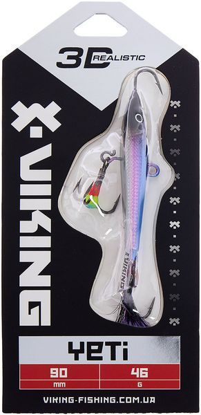 Балансир Viking Fishing Yeti Ice Jig 90mm 46.0g #1 Blue Glam 1919.02.55 фото