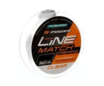 Леска Flagman S-Power Hook Line New Clear 50м 0.22мм SPHLN50022 фото