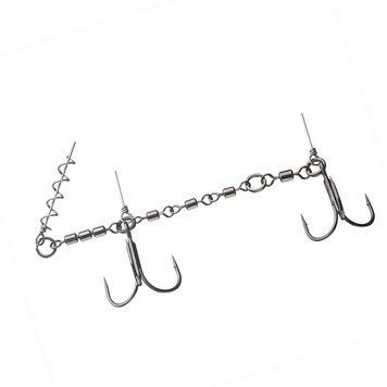 Стингер Daiwa Prorex Screw-In Swivel Assist Stinger L 20-30cm 31.7kg #3/0, #2/0 1pc (15419-630) 15419-630 фото