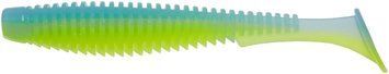 Силикон FishUP U-Shad 4" #206 - Sky/Chartreuse (8шт/уп) 1864.11.23 фото