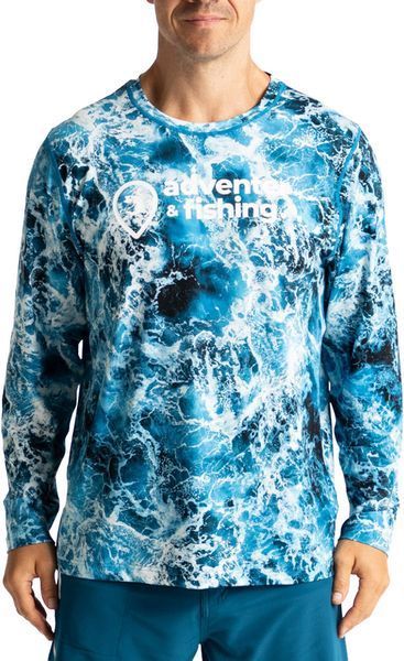 Футболка Adventer & fishing Functional Uv T-Shirt Stormy Sea S 1921.01.01 фото
