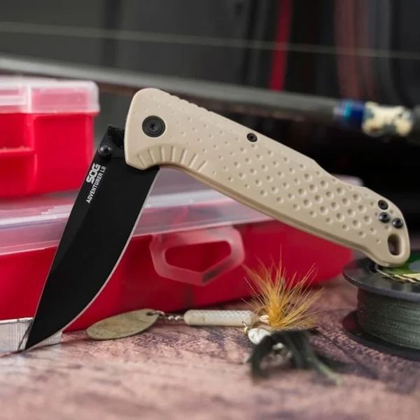 Ніж SOG Adventurer LB Black Blade FDE 1258.03.18 фото
