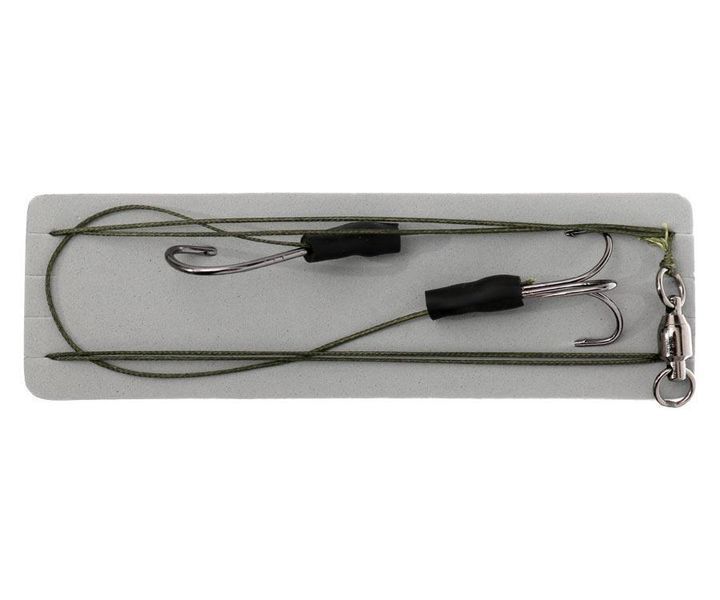 Сомовая оснастка Flagman Cat Fish Rig Single & Trible Hooks 2/0 - 6/0 FCFR003 фото