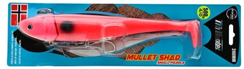 Силикон Prohunter Small Paddle Mullet Shad 240mm 350g 1-Pink Pussy + Uv 9637.00.26 фото