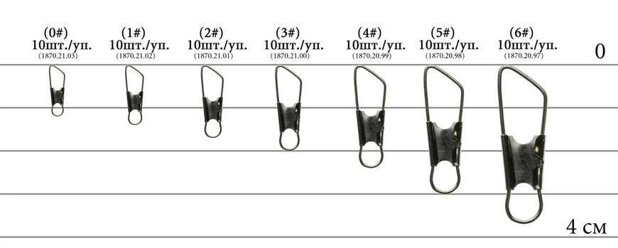 Застежка Select SF109 #6 (10 шт/уп) 1870.20.97 фото
