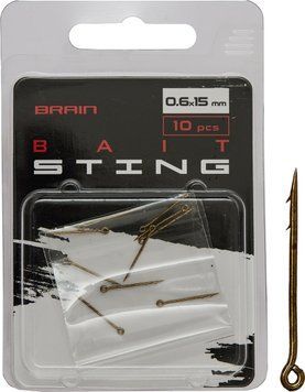 Стопоры для бойлов Brain Bait Sting 0.6x15mm (10 шт/уп) SGXA-ST02H-6 1858.24.88 фото