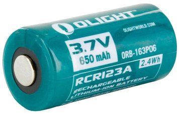Аккумуляторная батарея Olight RCR 123 Li-Ion 650 mAh 2370.13.66 фото