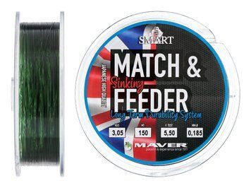 Леска Smart Match&Feeder Sinking 150m 0.185mm 3.05kg 1300.32.70 фото