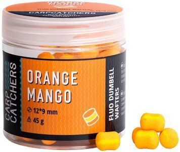 Бойлы Carp Catchers Fluo Dumbell Wafters Orange Mango 8х5 and 10x7mm 1415.00.10 фото