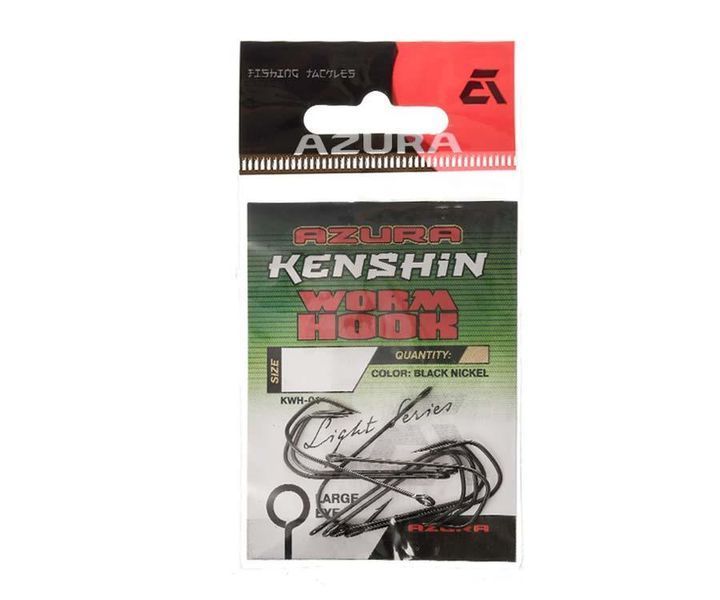 Крючки Azura Kenshin Worm Hook №12 KWH-12 фото