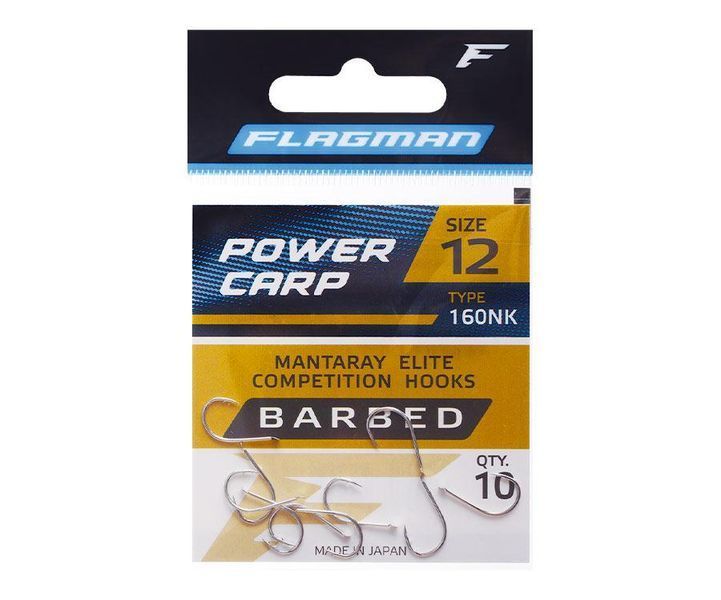 Крючок Flagman Power Carp №12 160NK-12 фото