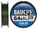 Шнур Sunline Basic PE 150m (Dark Green) #0.4/0.108mm 6lb/2.9kg 1658.11.43 фото 1