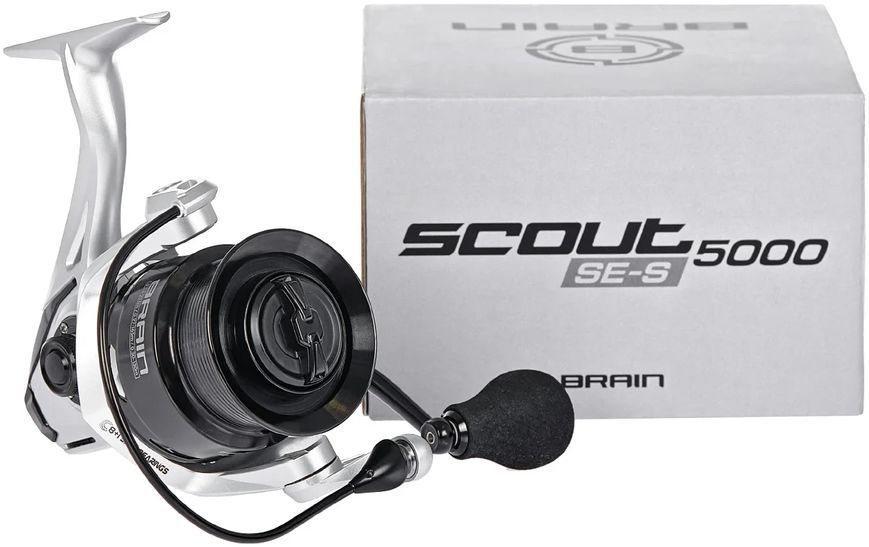 Катушка Brain Scout SE-S 5000S 8+1BB Silver 1858.46.44 фото