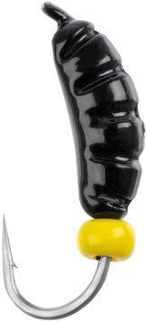 Мормышка вольфрамовая Viking Fishing Shrimp+bead 0.64g 8mm Black+Y (5шт) 1919.03.97 фото
