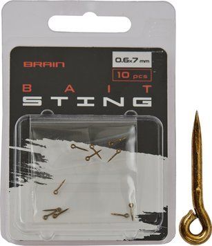 Стопоры для бойлов Brain Bait Sting 0.6x7mm (10 шт/уп) SGXA-ST02H-4 1858.24.86 фото