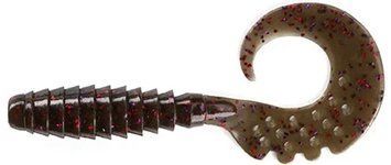 Силикон FishUP Fancy Grub 2.5" #050 - GreenPumpkinBrown/Red&Purple (10шт/уп) 1864.01.25 фото