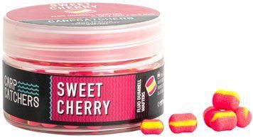 Бойлы Carp Catchers Fluo Dumbell Wafters Sweet Cherry 8х5 and 10x7mm 1415.00.12 фото