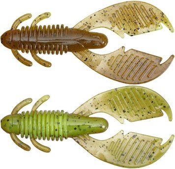Силикон Reins AX Craw Mini 2" B08 Green Pumpkin Chart Melon (9 шт/уп.) 1552.08.38 фото