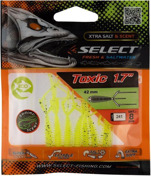 Силикон Select Toxic 1.7" #241 (8 шт/уп) 1870.73.21 фото